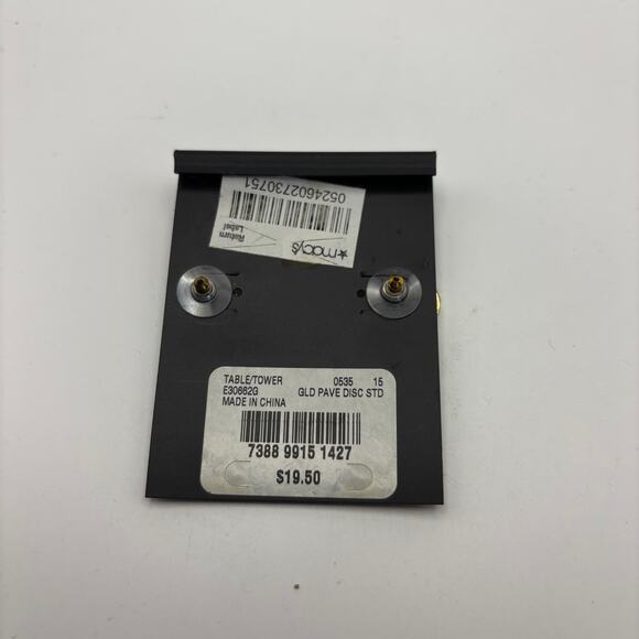 Thalia Sodi Gold Tone Earrings Rhinestone Studs NEW - Picture 2 of 3